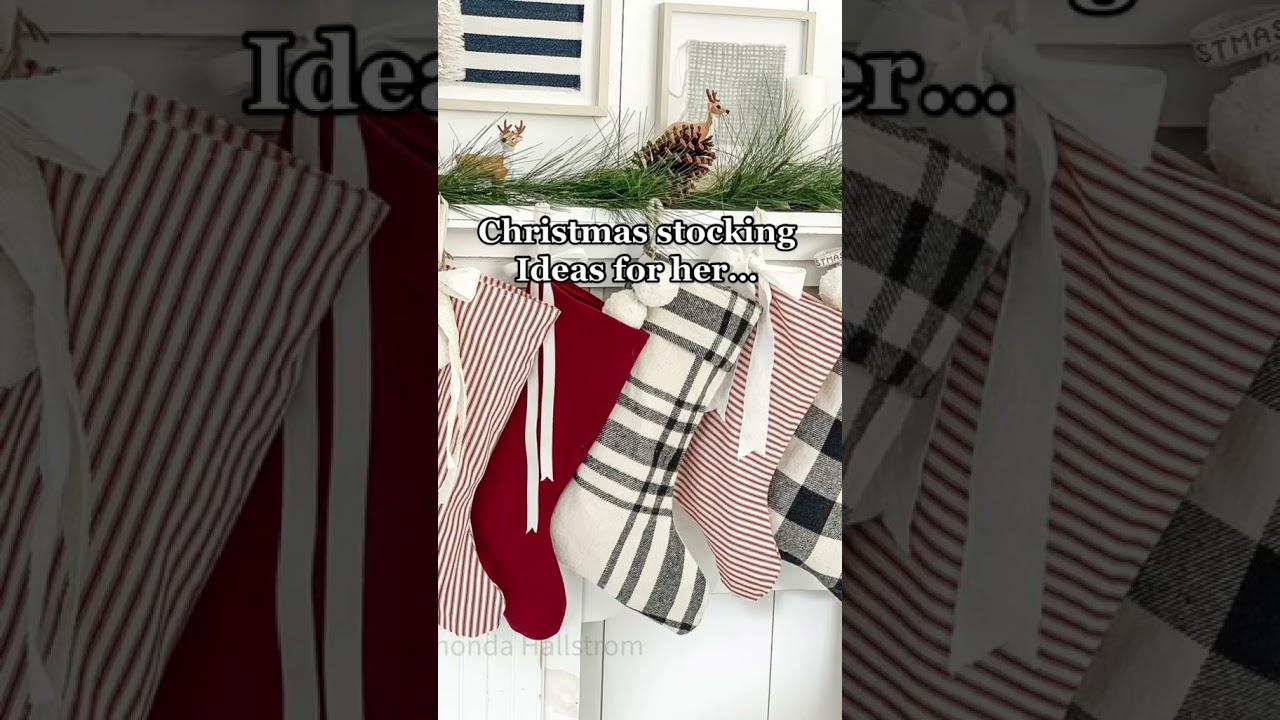 Christmas stocking ideas for her🎄 #shorts #trend #trending #instagram #diy  #viral #christmas #gift