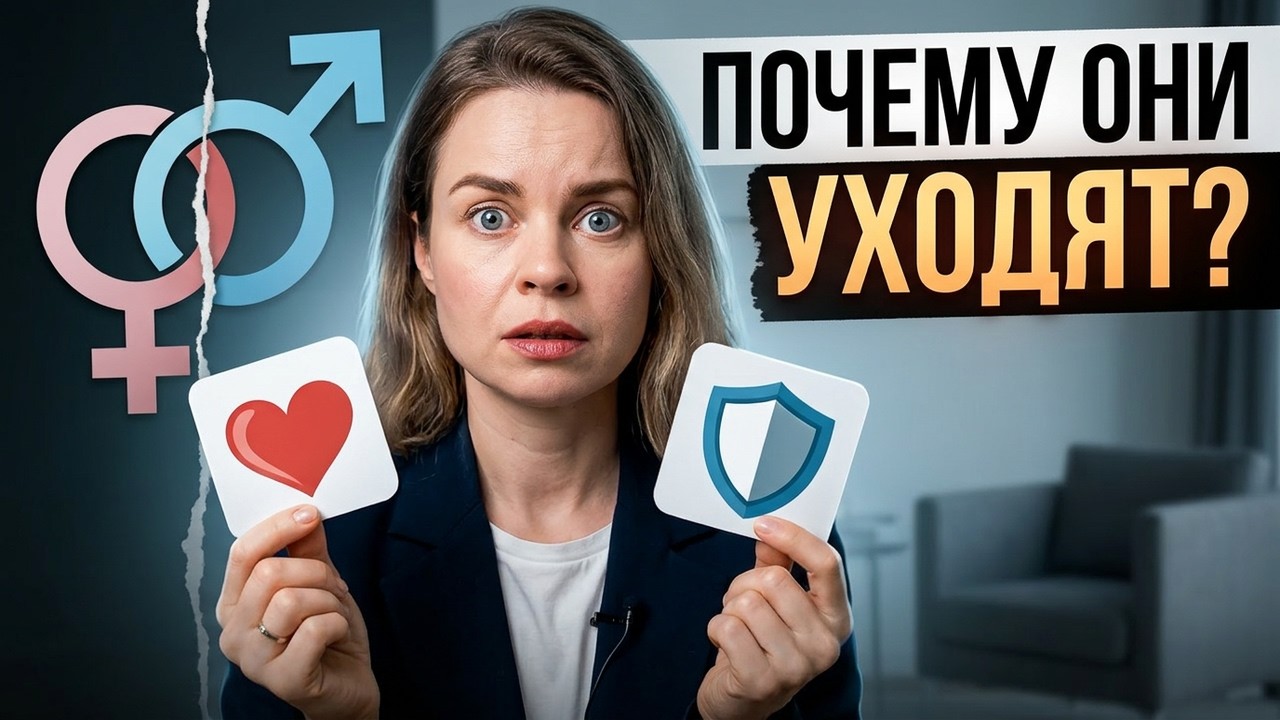 Почему мужчины отдаляются | Мужская психика vs женская