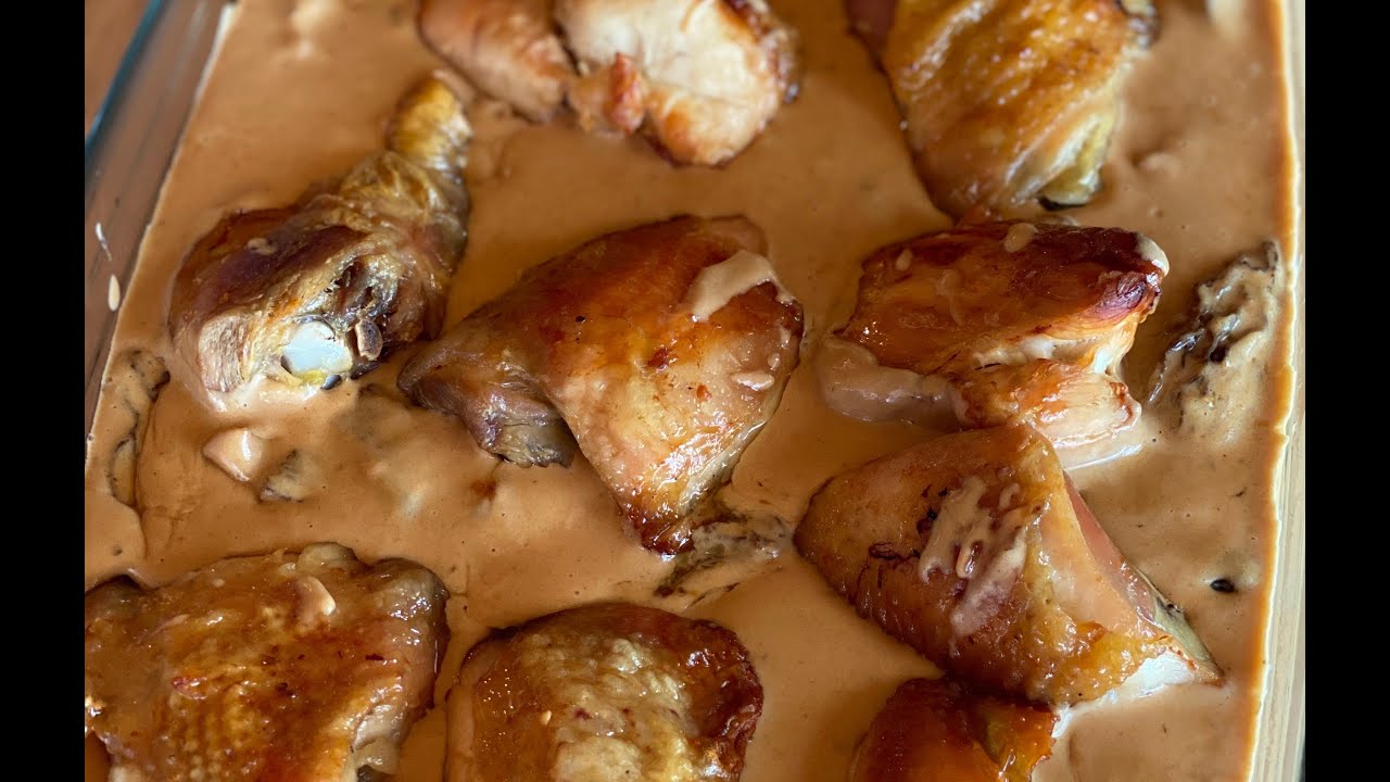 Poulet aux morilles, vin jaune et cancoillotte de Ben et Évelyne - Les Carnets de Julie