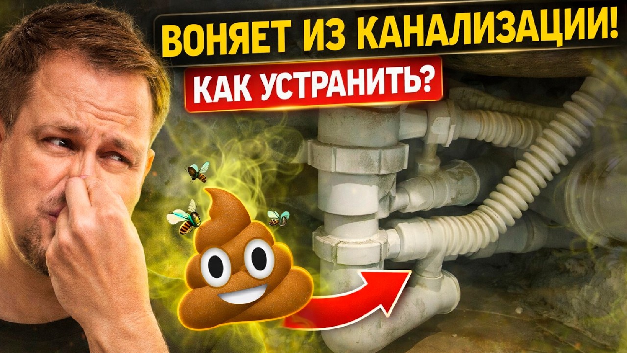 Запах из канализации. Как устранить своими руками
