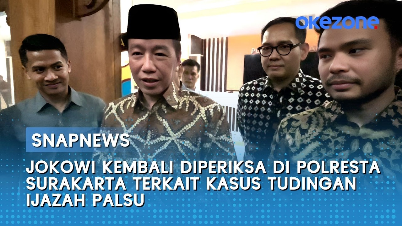 Jokowi Kembali Diperiksa di Polresta Surakarta Terkait Kasus Tudingan Ijazah Palsu