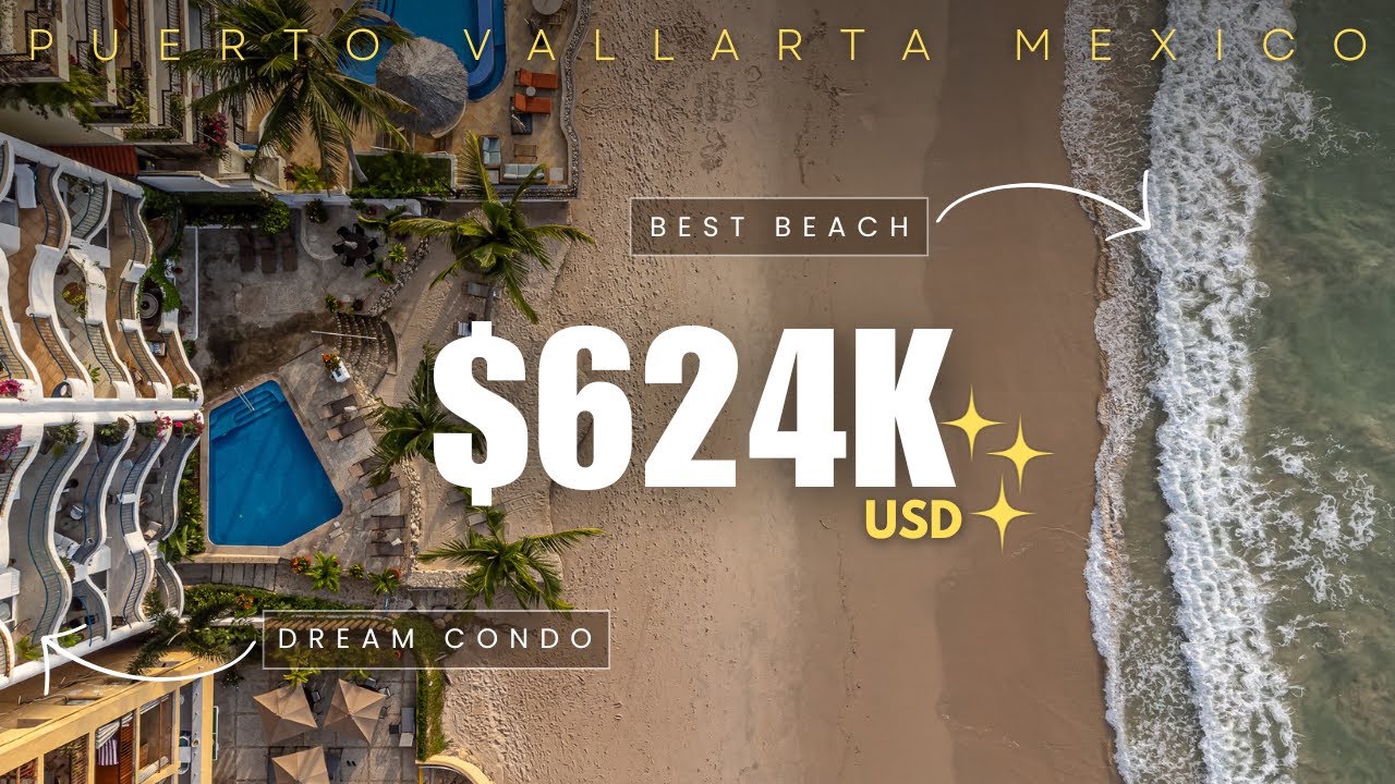Own your DREAM BEACHFRONT CONDO on the best beach in Puerto Vallarta Mexico 🐚