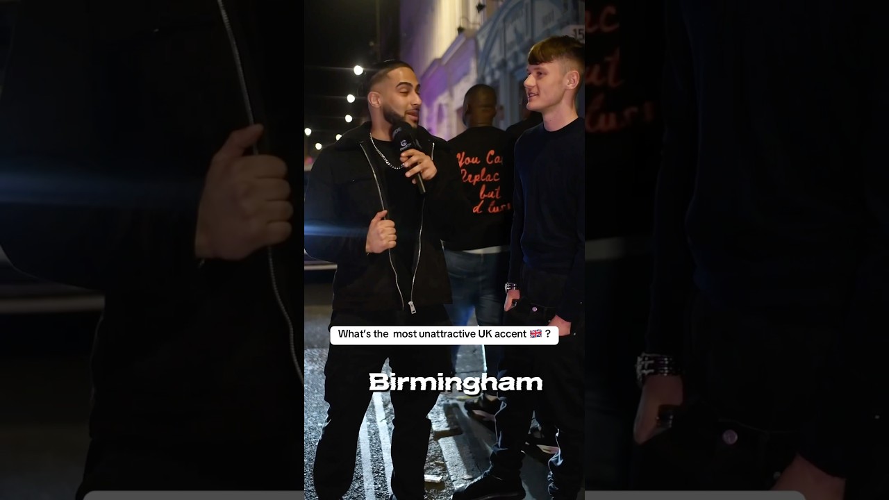 What&rsquo;s the most unattractive UK accent 🇬🇧 ? #shorts #uk #birmingham #accent