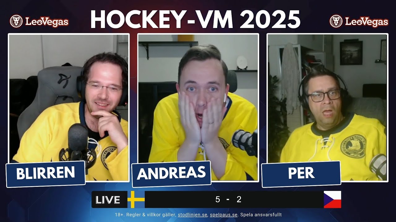 Danmark sl&aring;r ut Kanada ur Hockey-VM 2025! 😱