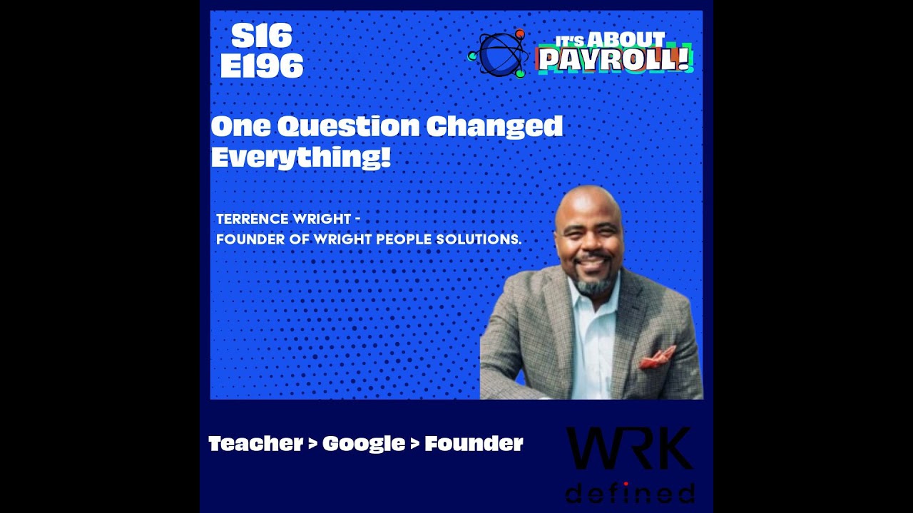 One Question Changed Everything! Terrence Wright