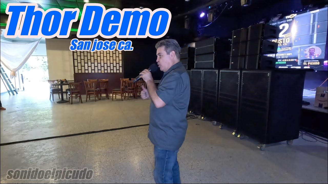 Asi empezó la demostración de la marca Mexicana Thor.