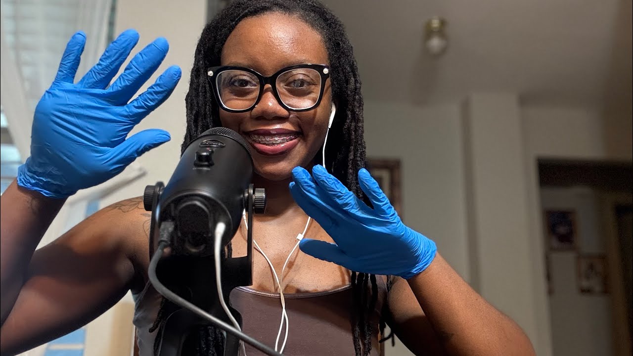 I’M BACK!!!! ( Glove sounds, whispers, hand sounds, etc) |ASMR