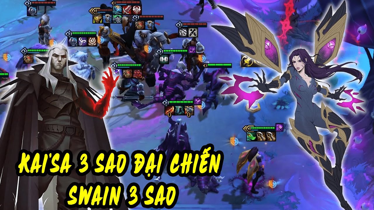 (ĐTCL) Kai'sa 3 sao đại chiến Swain 3 sao - Ai sẽ thắng?