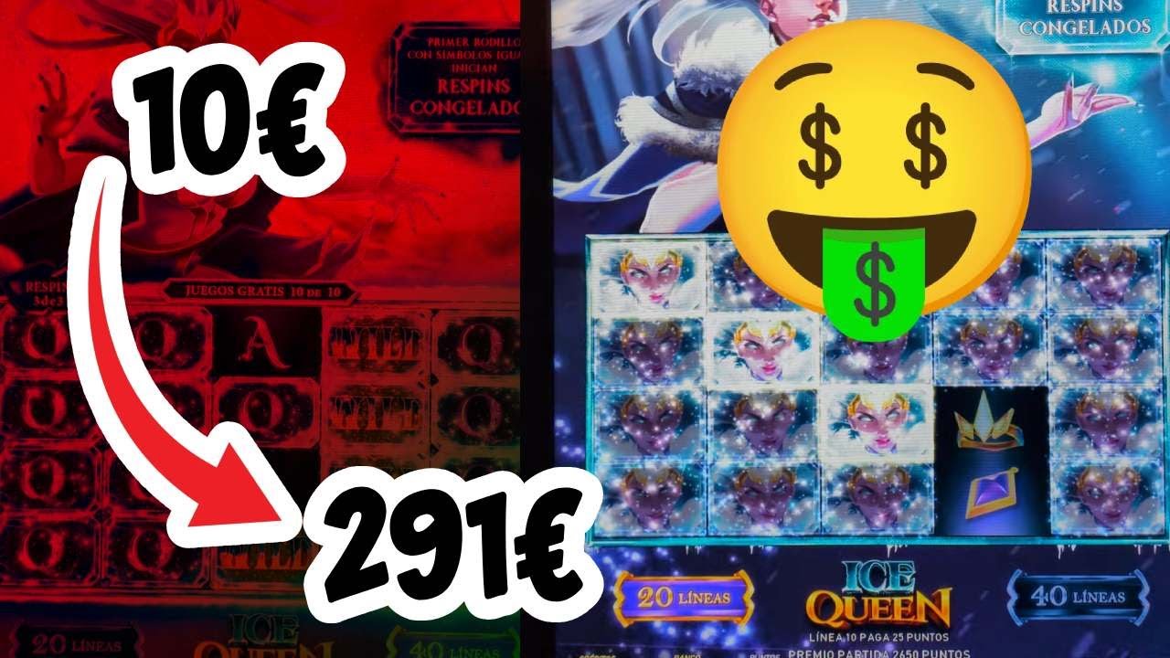 🔴 PREMIO !! 🔴 ICE QUEEN paga con casi PANTALLAZOS - Juegos GRATIS en Tragaperras de bar