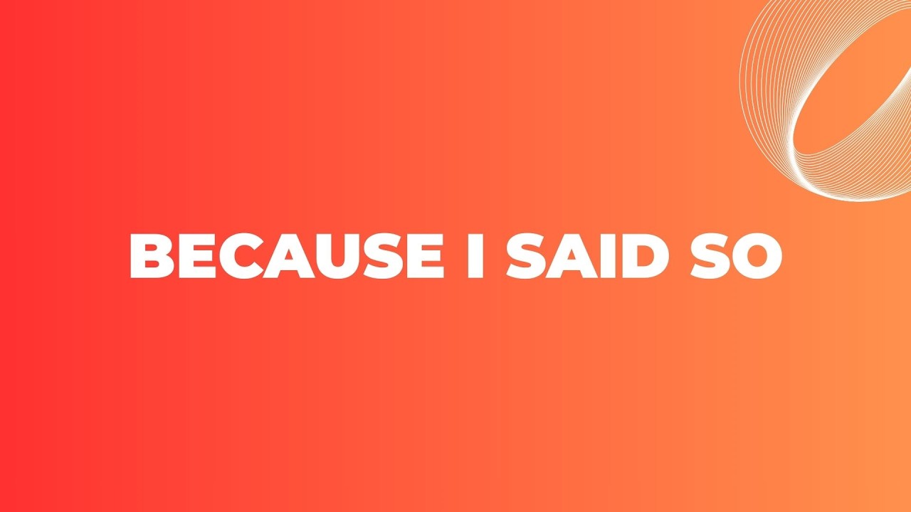 Because I Said So | 21 Days of Prayer And Fasting | Daniel McGuire
