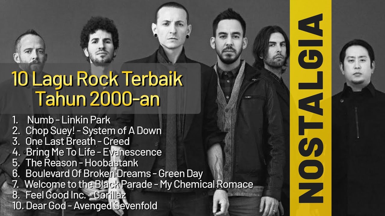 TANPA IKLAN || 10 Lagu Rock Terbaik Era 2000-an yang Wajib Didengar!!