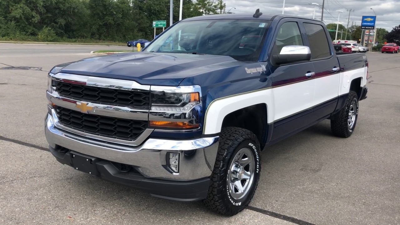 VEHICLE SOLD!  Retro Big 10 2018 Chevrolet Silverado 1500 LT Crew Cab Review Courtice ON -