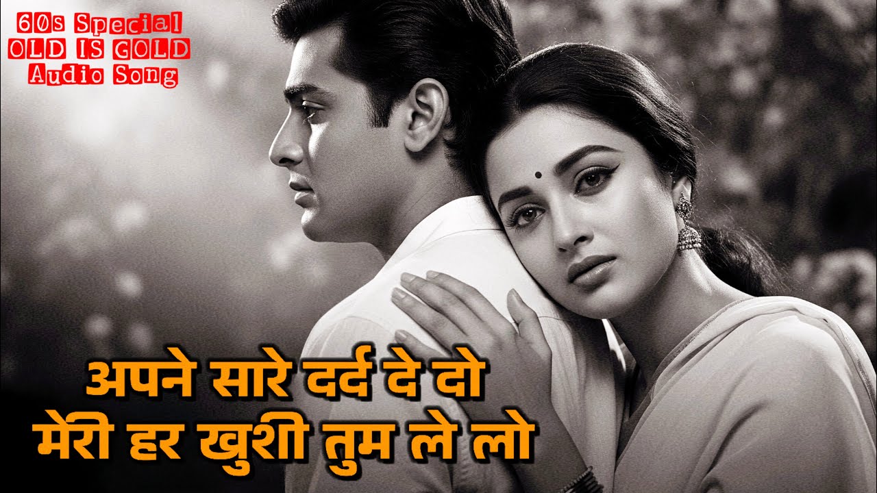Apne Saare Dard De Do | New Black and White Sad Song | दर्द भरा गीत | FilmiGaane Classics