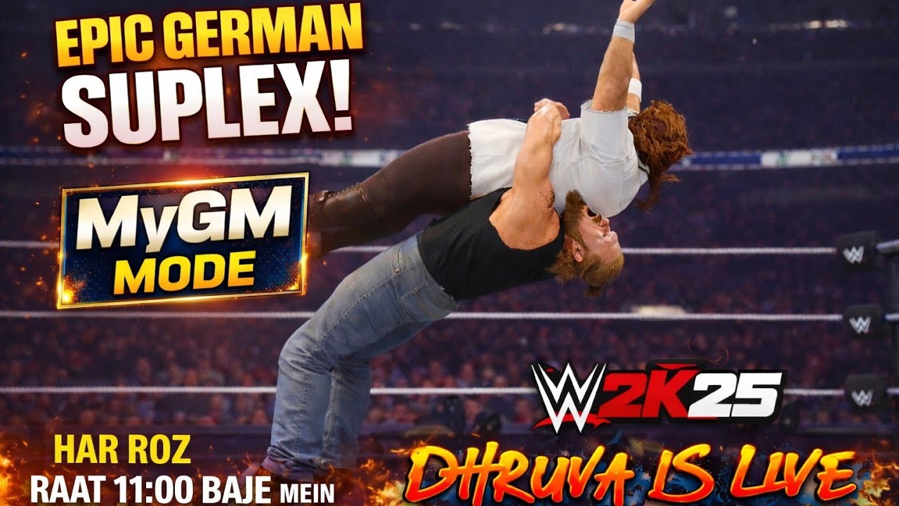 🔴 | RAW vs SmackDown | WWE 2K25 MyGM LIVE | Dhruva Gaming 🔴