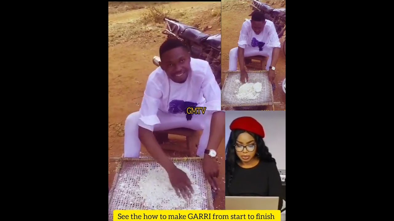 This is how to make and fry Garri from start to finish.
