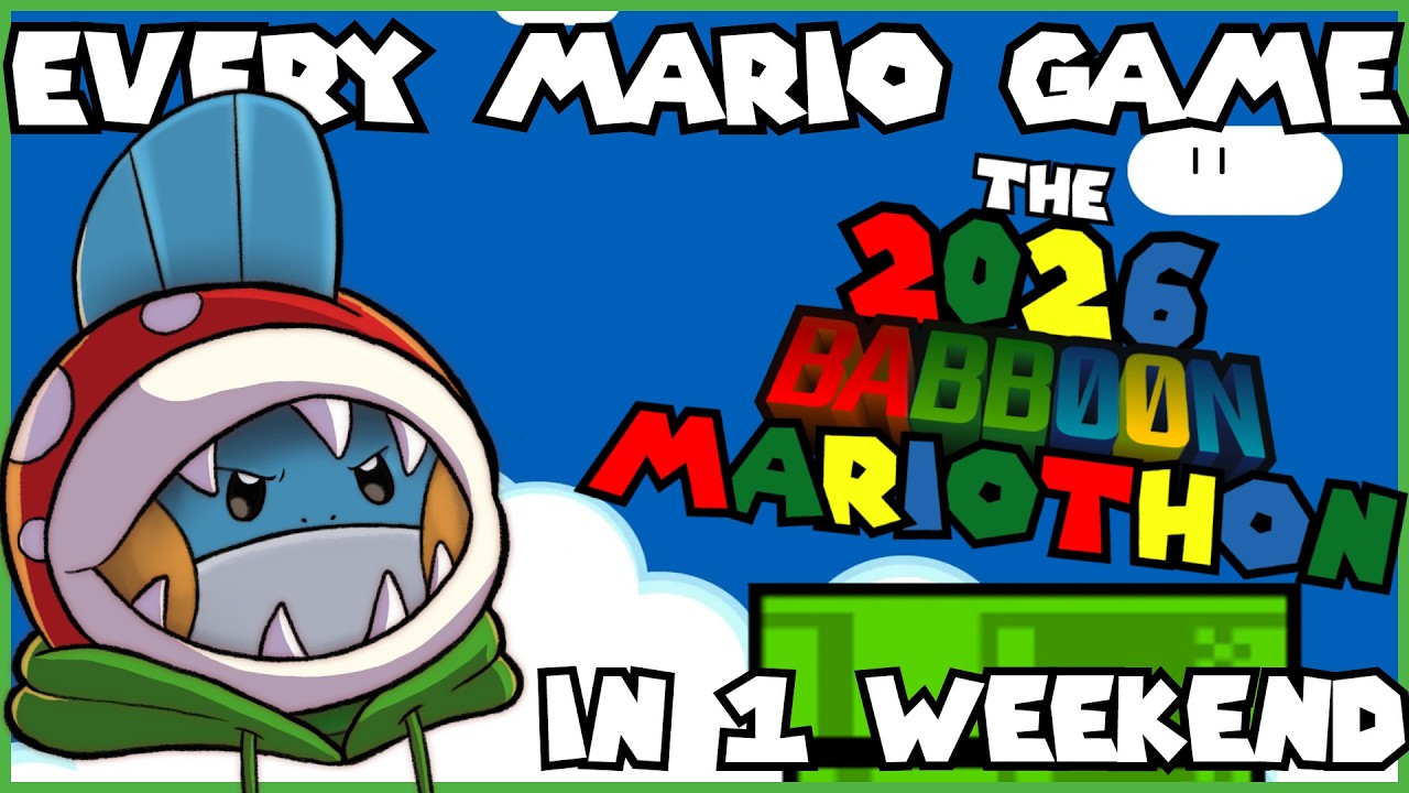 I ran a Mariothon in 2026...