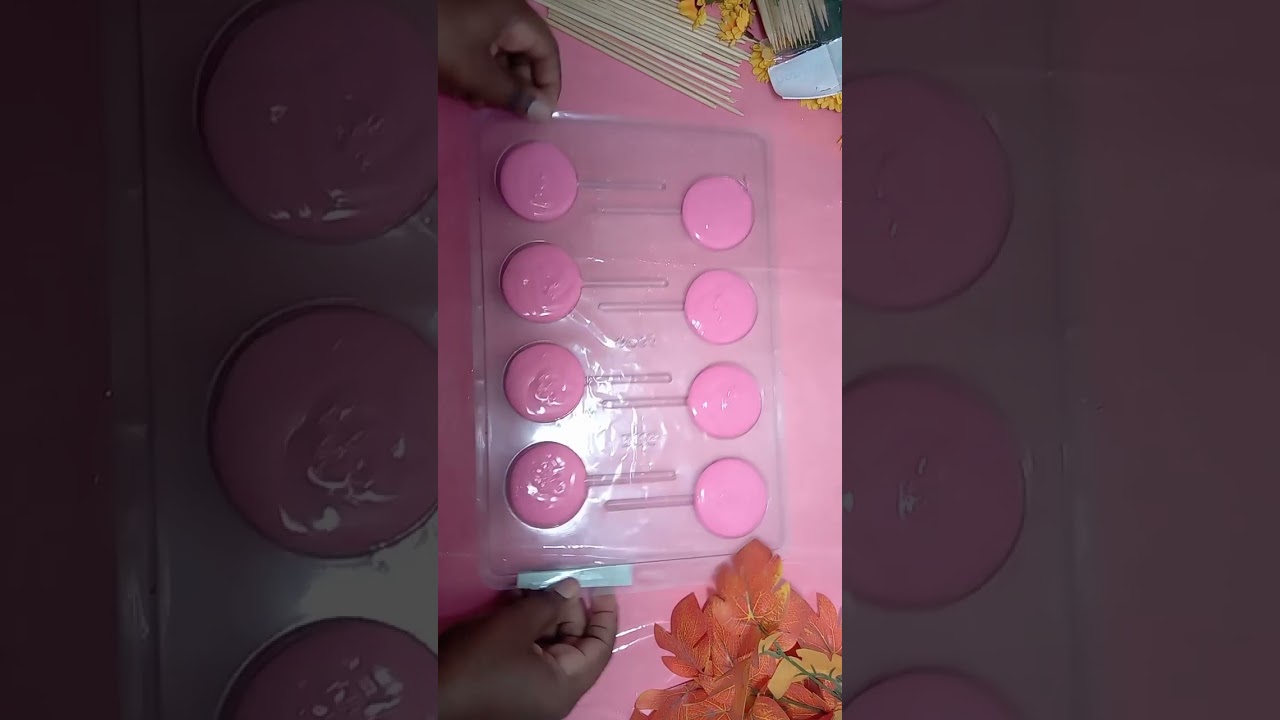 Pirulito de Chocolate Rosa #barbie e
