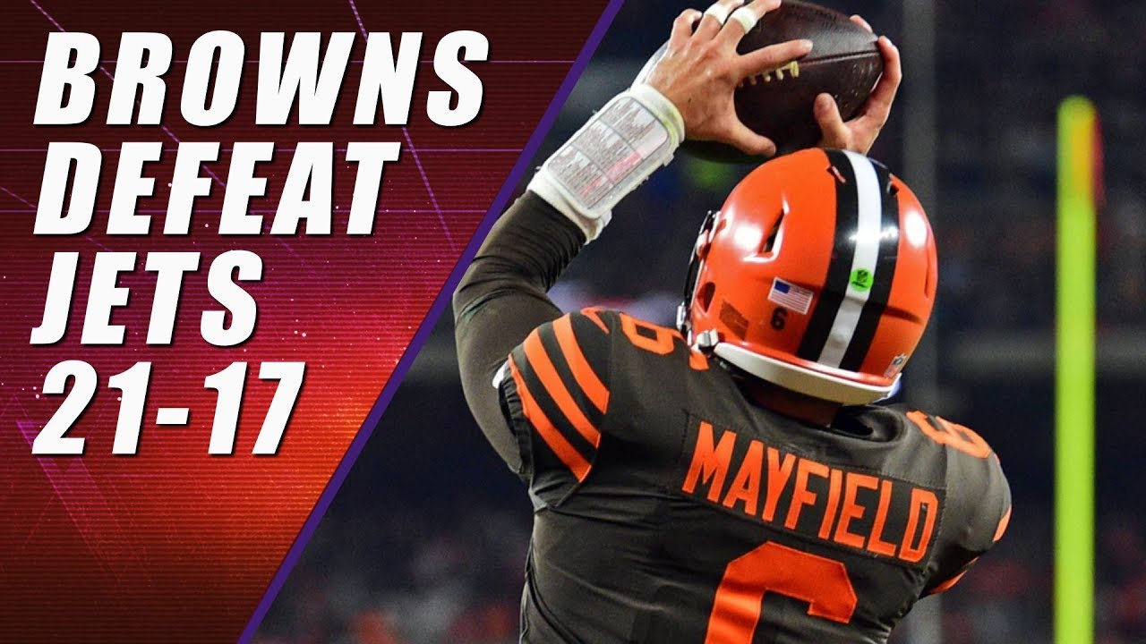Cleveland Browns WIN! BROWNS WIN! BROWNS WIN! Defeat Jets