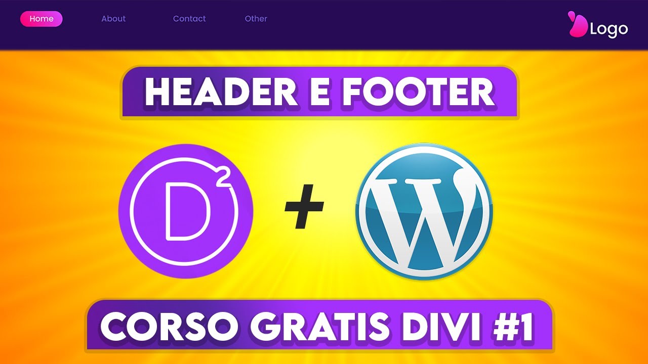 Come Creare un Sito Ultra Moderno col tema Divi - #1 (Header e Footer)