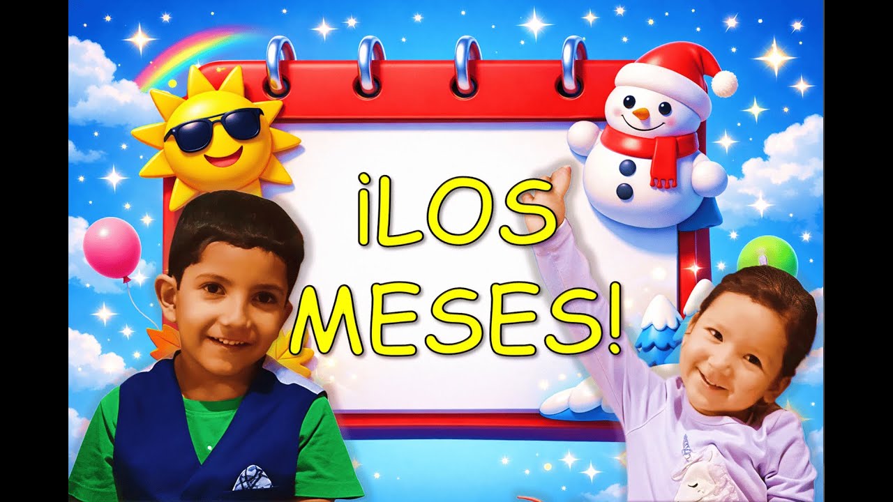 Los meses del año para niños - Video educativo y divertido 📅