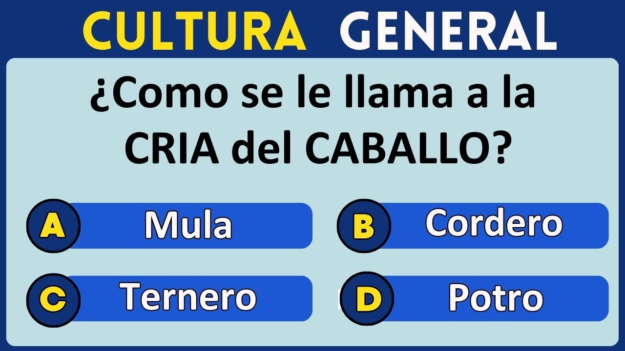 ¿Que Tan Bueno Eres En Cultura General?  Descúbrelo 30 preguntas