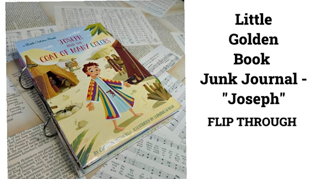 Little Golden Book Junk Journal Flip Through - 