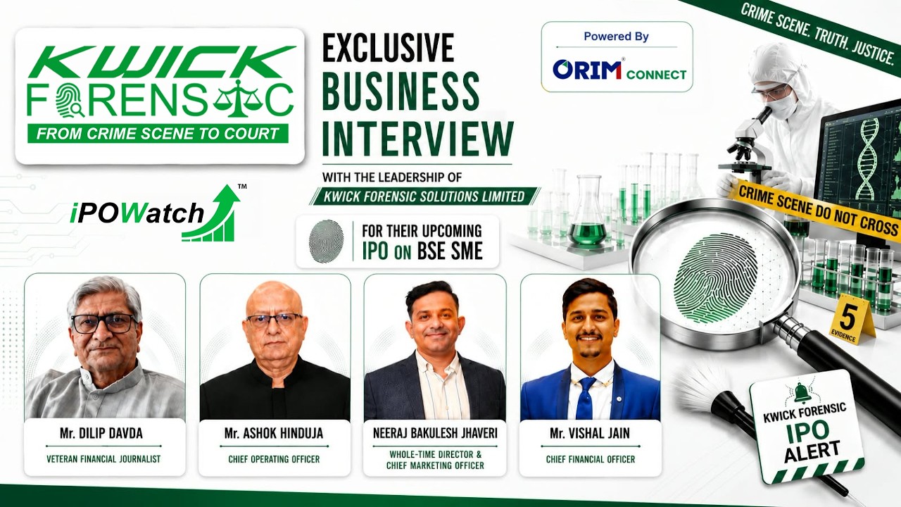 Kwick Forensic Solutions IPO Interview by Dilip Davda | Management Q&A & Business Outlook