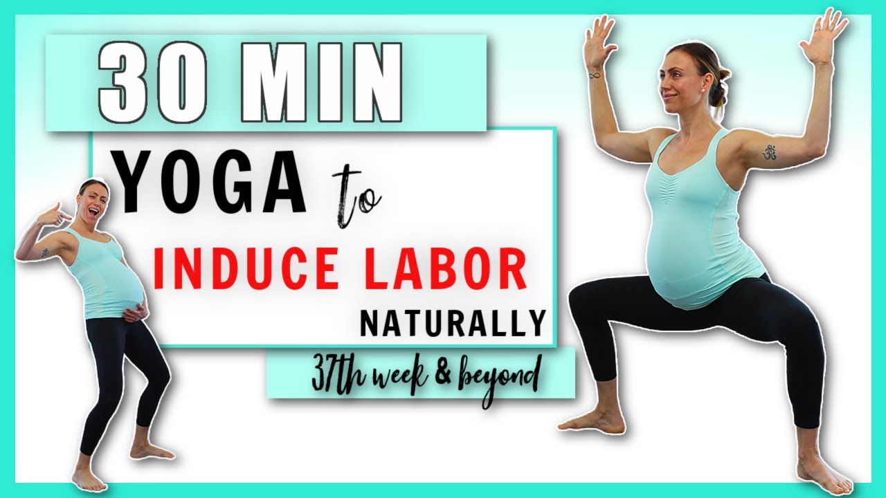 30 min - Yoga To Induce Labor Naturally I Pregnancy Yoga I 432 Hz Healing Music for The Body & Soul