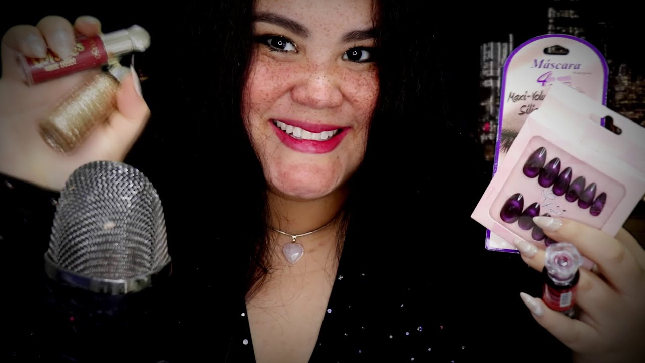 ★ASMR★ Compras de Maquillaje del CENTRO DE LIMA ♡ I PARTE (Aplicación de todos los productos)