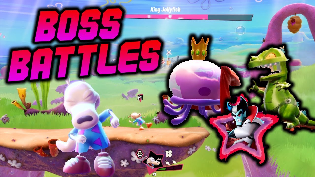 Nickelodeon All-Star Brawl 2 Has Bosses That u Can Fight