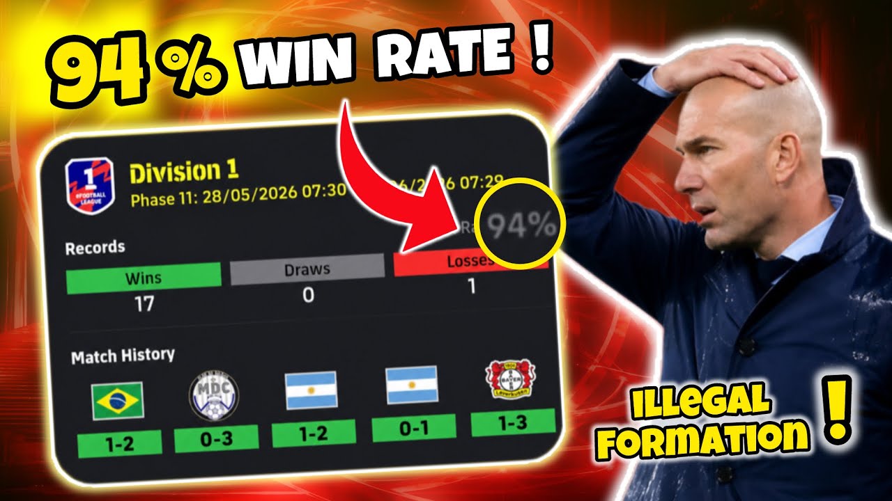 ТАКТИКА С 94% ПОБЕД 😍‼️Безумный геймплей и лучшие моменты в дивизионе🤣 | #efootball2026