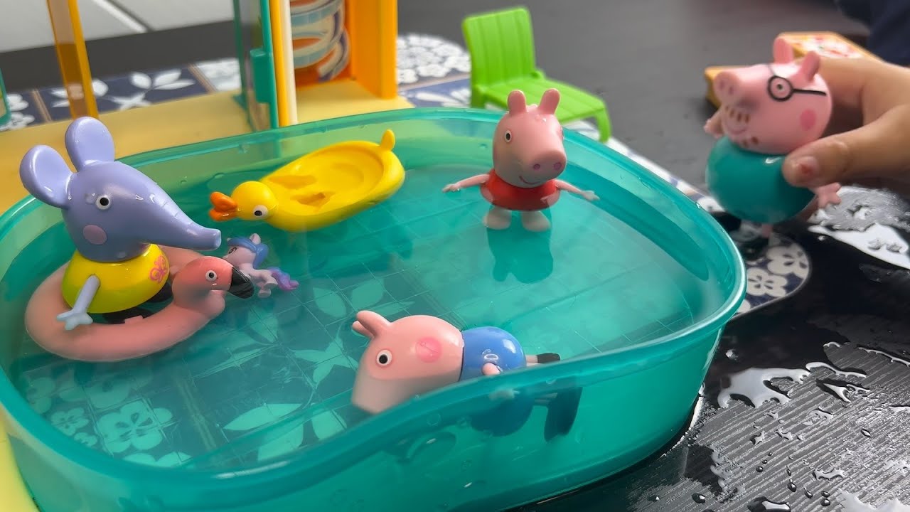 Peppa Pig Full Episode: Peppa Pig's Family Indoor Pool Adventure!