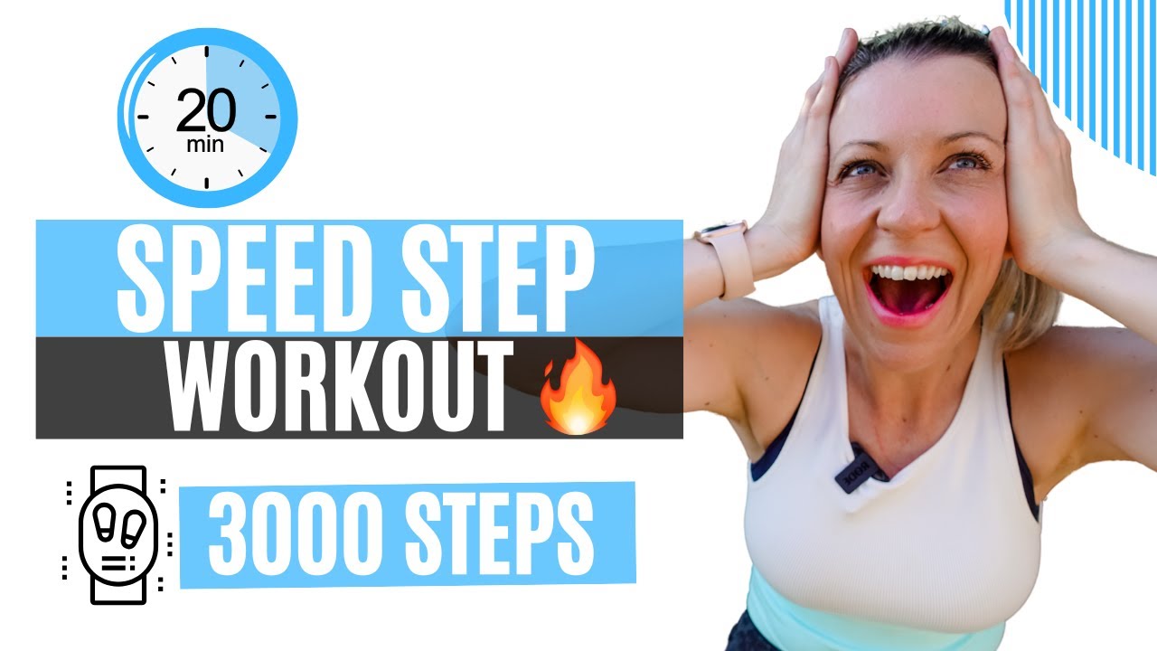 3000 Steps in 20 Minutes! 🚀 Upbeat Speed Walk Workout | Fast & Fun Cardio