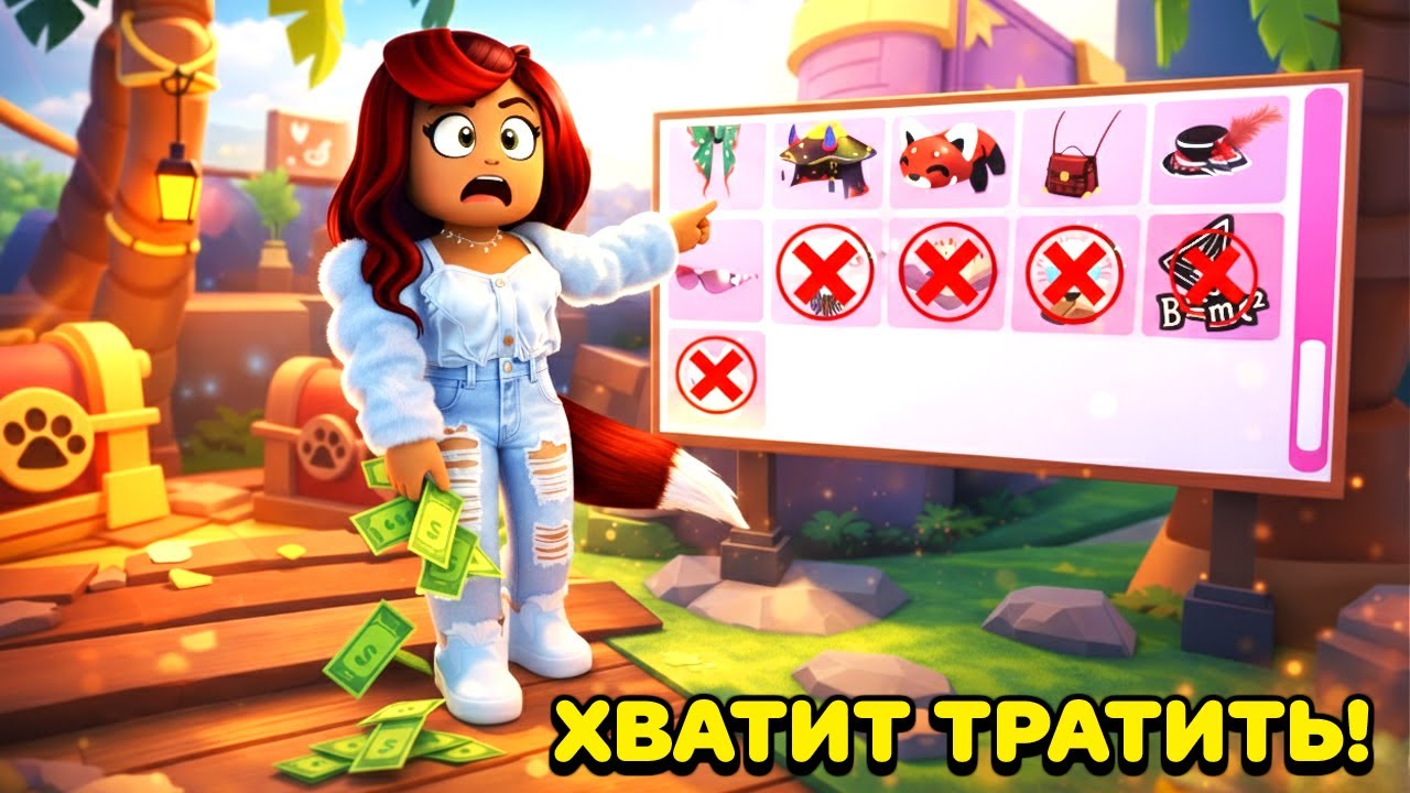 Сейчас же ПЕРЕСТАНЬ ТРАТИТЬ БАКСЫ в Адопт Ми Роблокс! Обновление Трейдов и Аксессуаров