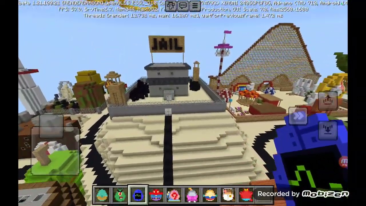 How to make portal to the spongebob dimension in Minecraft 