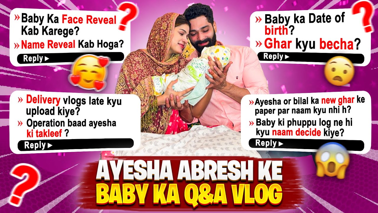 Ayesha Abresh Ke Baby Ka Q&A Vlog | Fokats | Abresh & Zeeshan