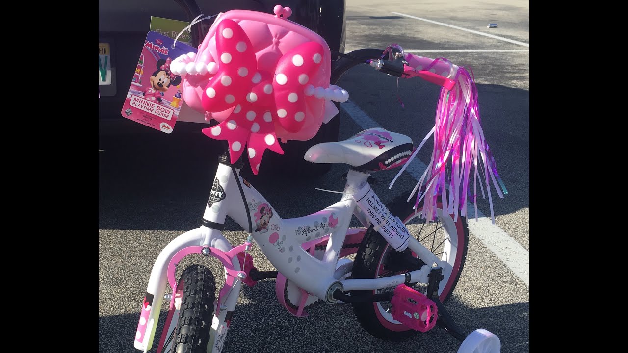 The prettiest Minnie Mouse Bike EVER!!!!!