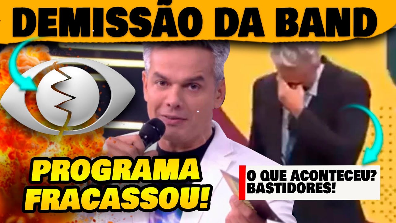 🚨Demiss&atilde;o! Otaviano Costa deixa a Band ap&oacute;s programar fracassar e recusar proposta da emissora