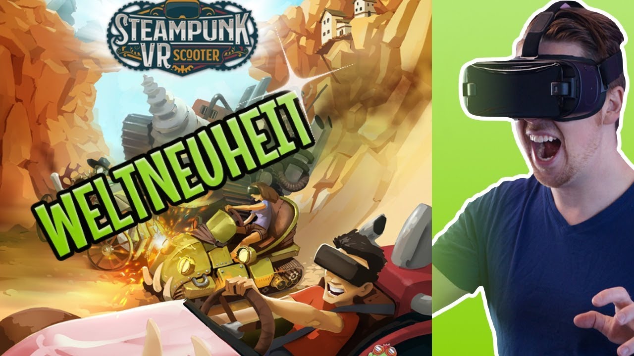 DinolinoTV: WELTNEUHEIT Steampunk VR Scooter im Erlebnispark Schloss Thurn