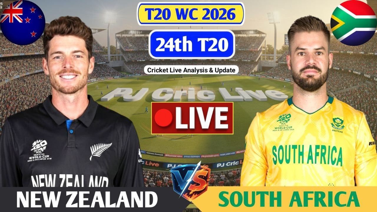New Zealand Vs South Africa 24th T20 Match | Live Score Analysis & Discussion | NZ vs SA T20 Match