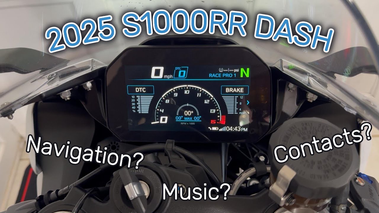 Чего вам не показывают владельцы BMW! | Обзор приборной панели S1000RR 2025 года