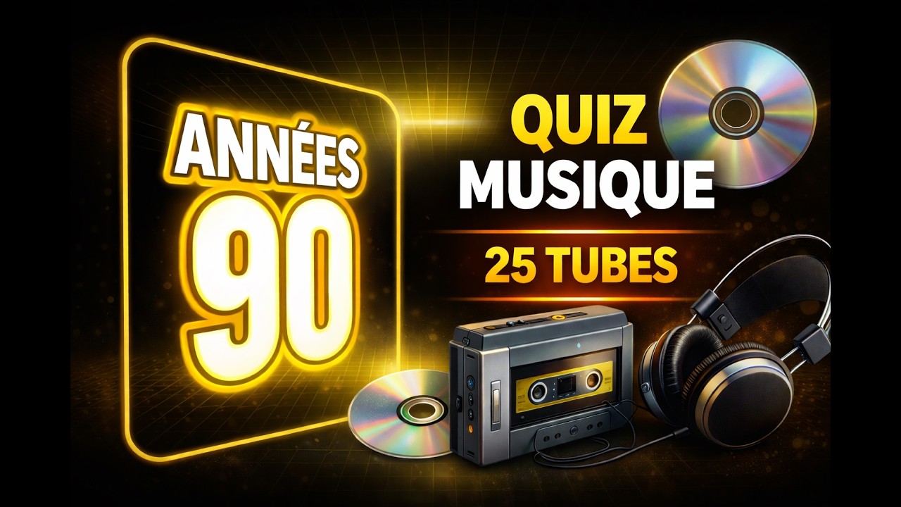 Quiz Musique Années 90 – Es tu incollable sur les tubes des années 90 ?