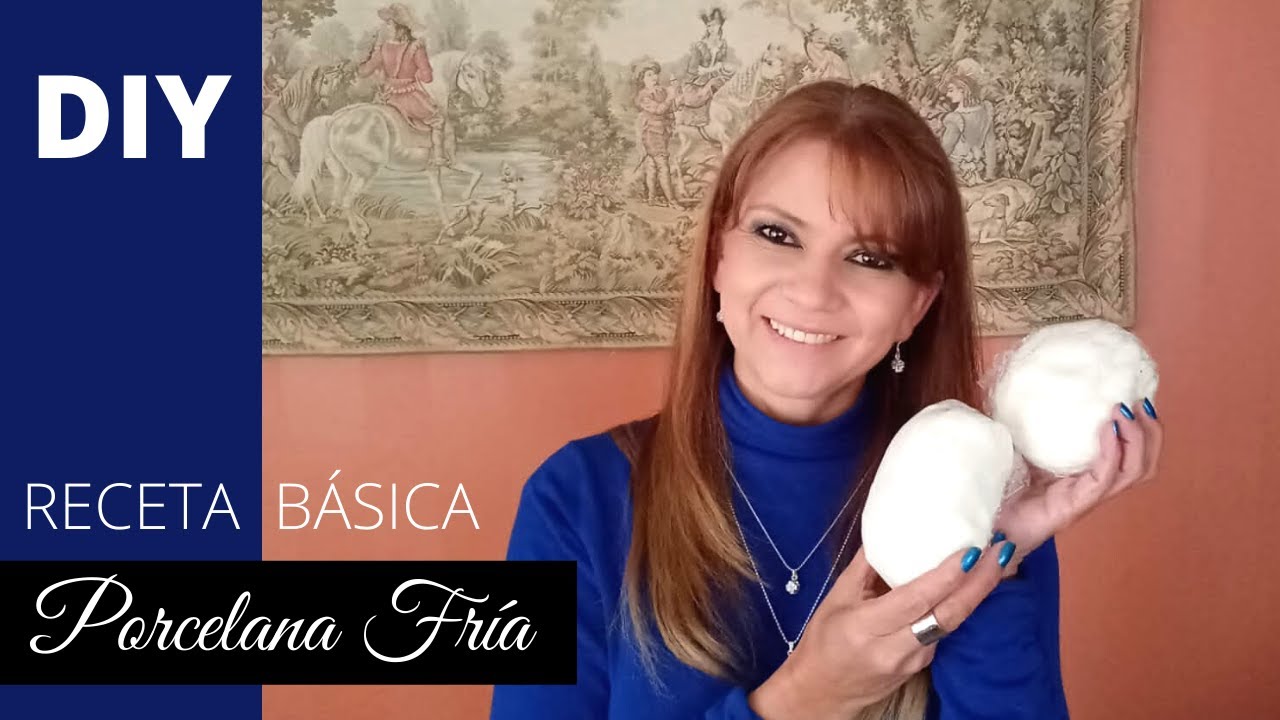 Como hacer PORCELANA FR&Iacute;A, con 3 ingredientes