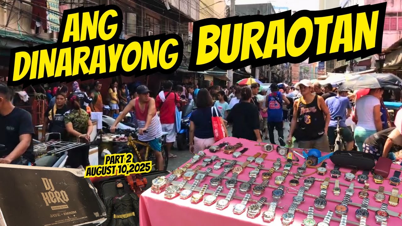 P. 2 The biggest flea market in the Philippines Buraotan sa Divisoria Carmen Planas st Tondo Aug 10
