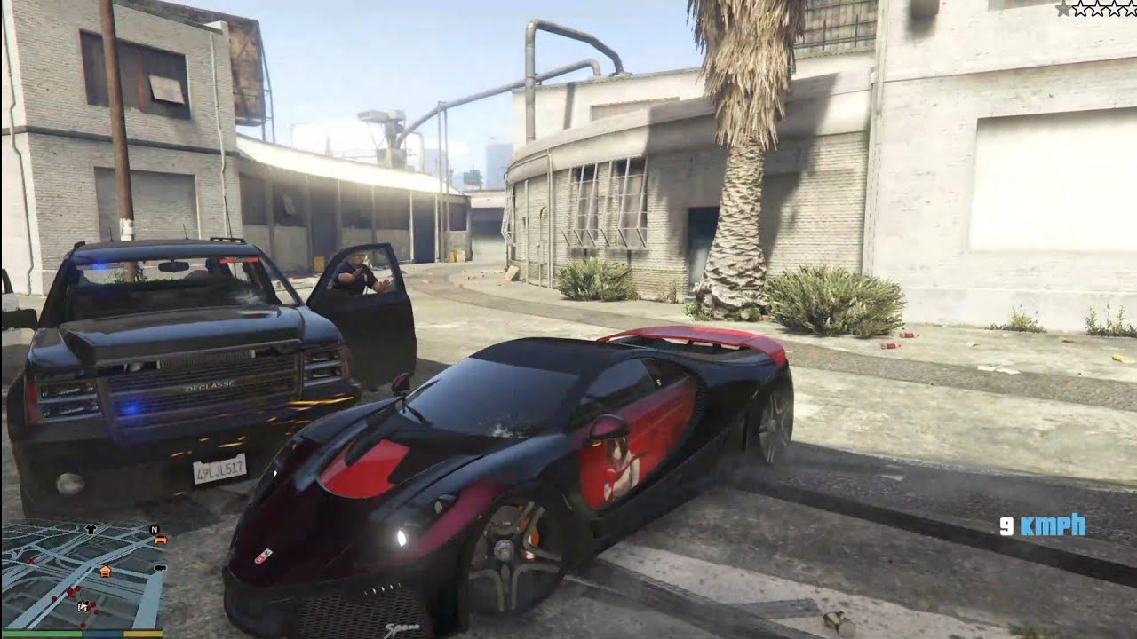 GTA V : Franklin And Trevor Stealing Super From Police Department Playing GTA 5 As A Police Officer