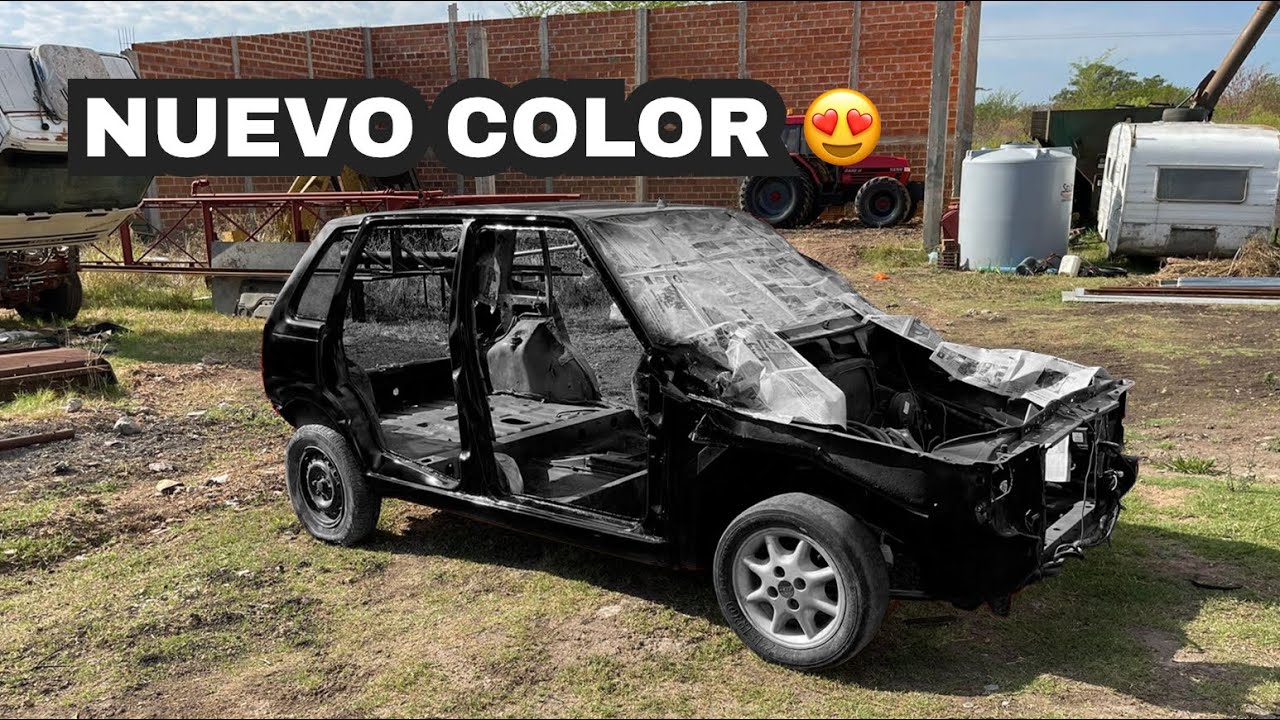 TERMINE de PINTAR el CHASIS del FIAT UNO SCR, UNA LOCURAAAA