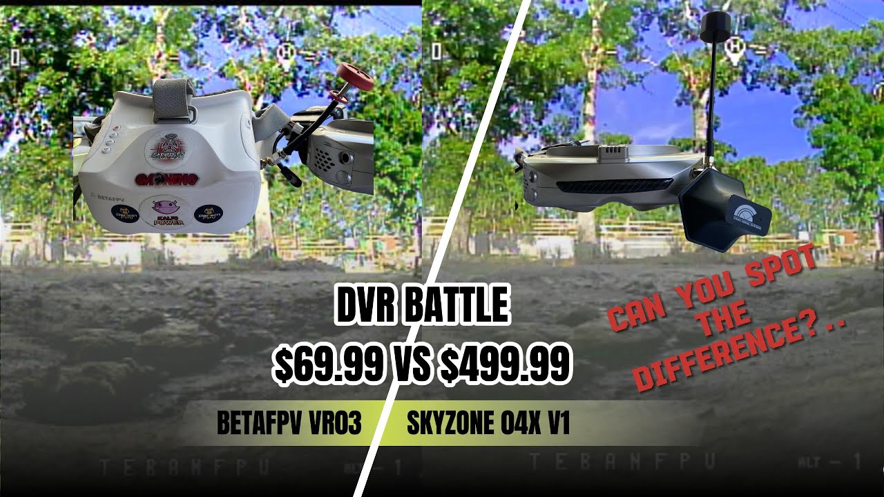 Skyzone 04X vs. BetaFPV VR03: Can Budget Goggles Compete?