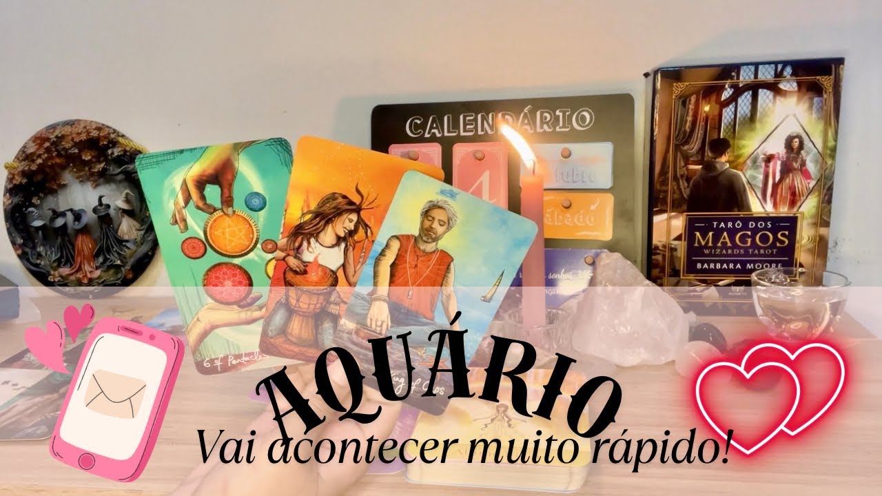 Aquário ♒️ Vai acontecer rápido na vida amorosa! 