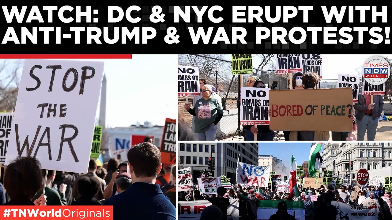 “STOP THE BOMBS!”: Thousands Protest at White House After US-Israel Strike on Iran