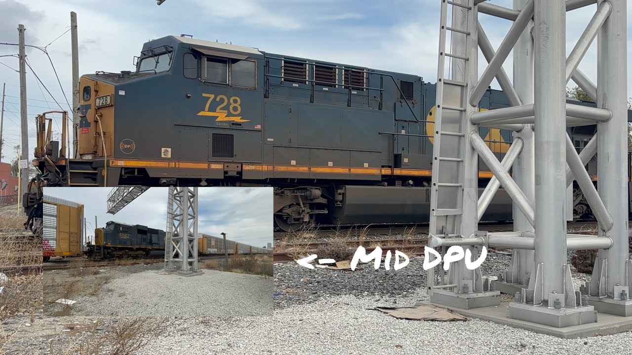 Csx intermodal and a autorack half intermodal train on the indy and crawfordsville line 